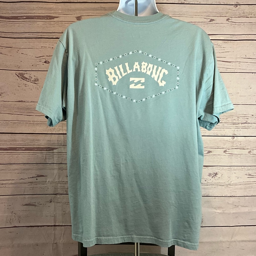 Billabong Light Blue Short Sleeve Tee - Picture 2 of 3